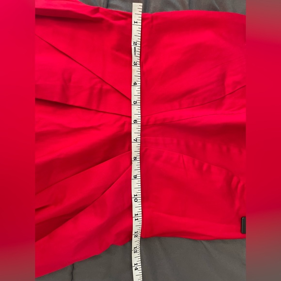 Charlotte Russe Strapless Red Pleated Cocktail Dress - Picture 5 of 6